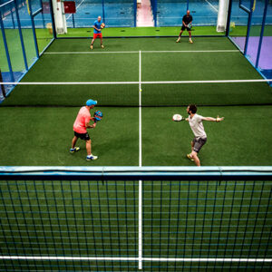 Green Padel Court Flooring