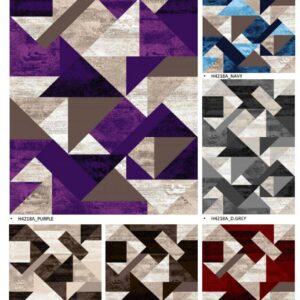 Triangular Color Block Rugs