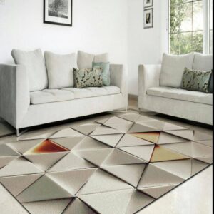 Modern Triangular Pattern Rug