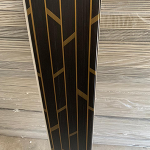 Modern Black & Gold Wall Panel