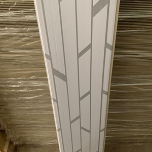 Elegant White & Silver Wall Panel