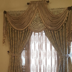 Luxury Beige Drapes